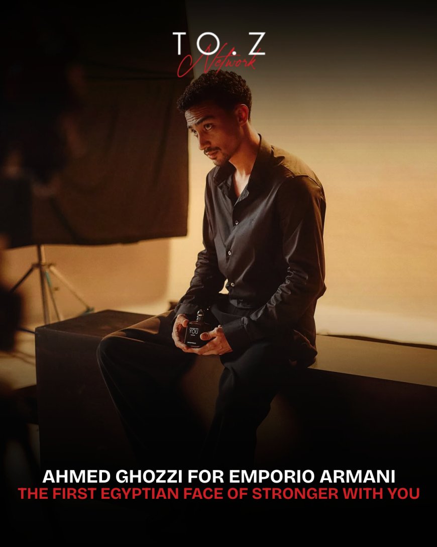 Ahmed Ghozzi Makes History as the First Egyptian Face of Emporio Armani