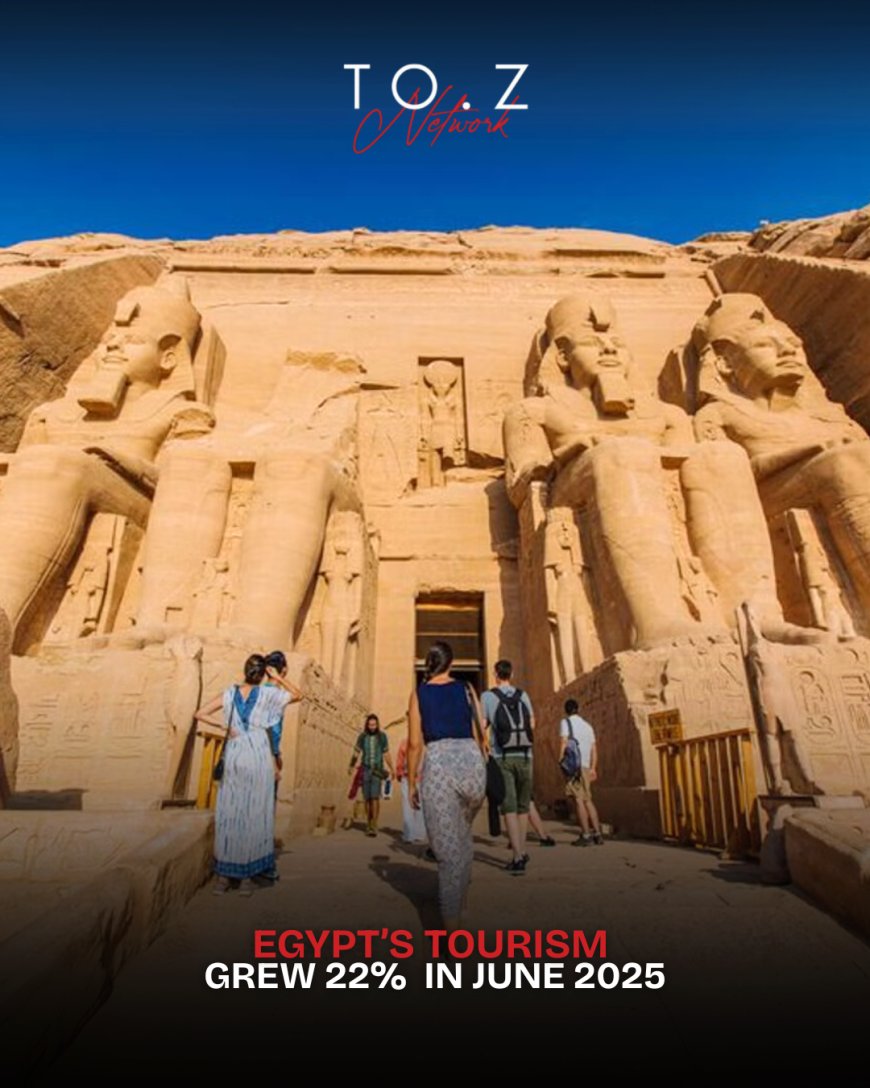 Egypt’s Tourism Grows 22% in June 2025