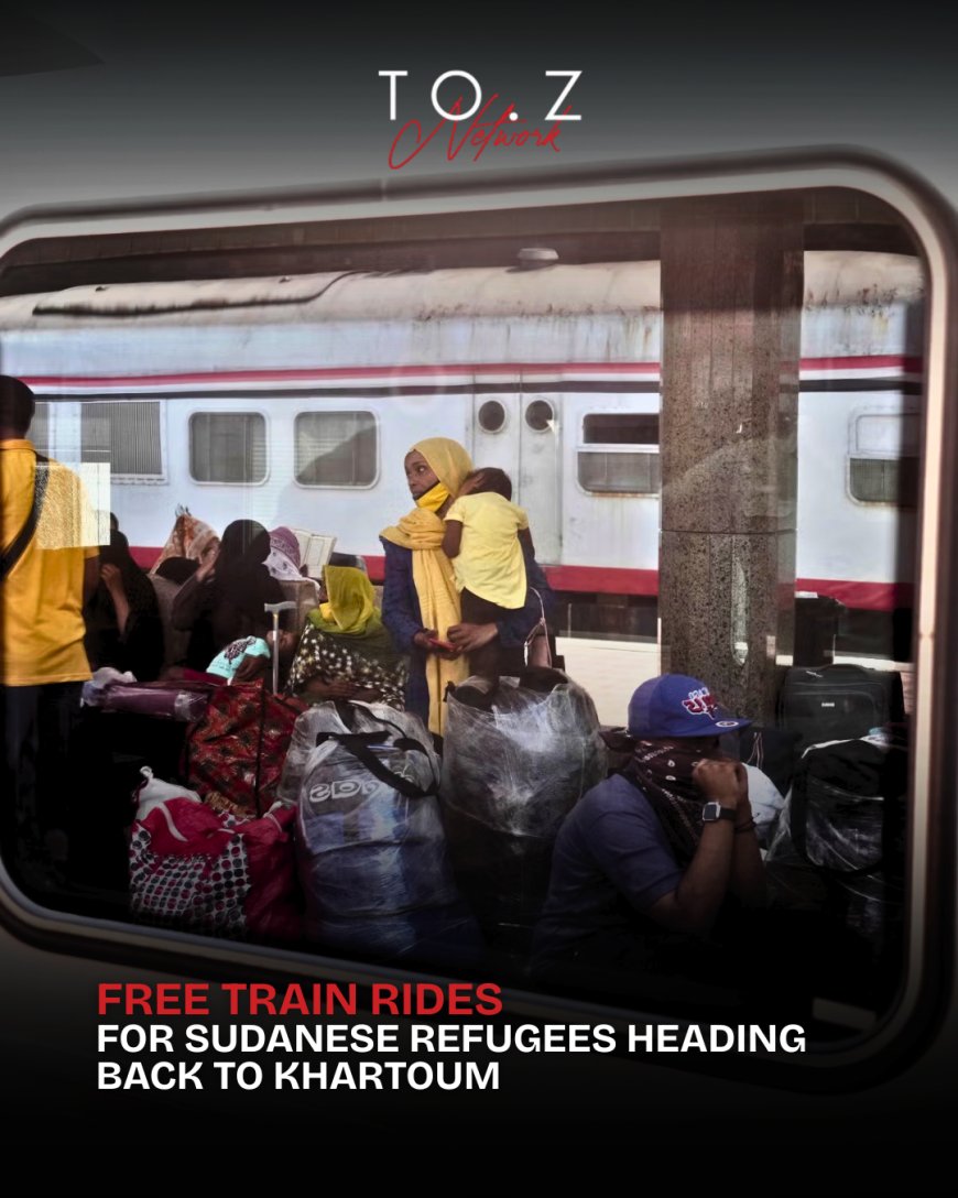 Egypt Launches Free Train Service for Voluntary Return of Sudanese Nationals