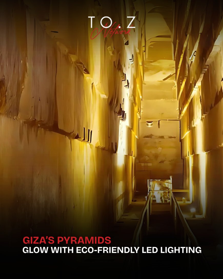 Giza Pyramids Illuminate with New Eco-Friendly Lighting System